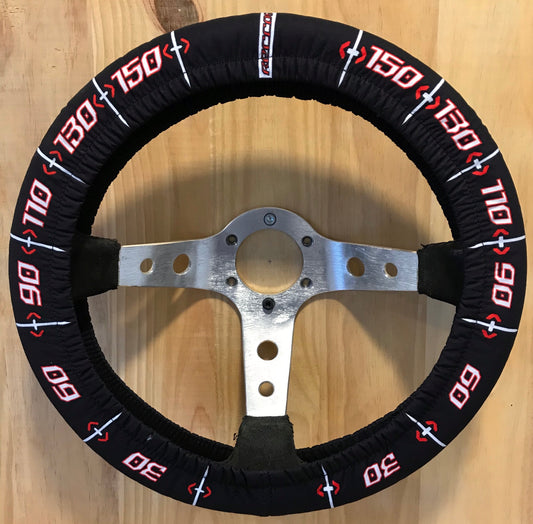 FUNDA VOLANTE PARA NOTAS DE RALLY grados de 150º a 30º